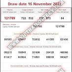 thai government lottery 16 november 2022
